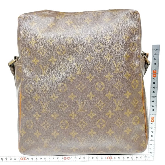 AUTHENTIC Louis Vuitton LV Shoulder Bag M40264 Marceau Brown Monogram Bag - Picture 8 of 12